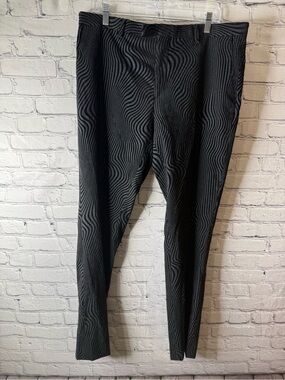 Nwt twisted tailor men’s Black Patterned Dress Pants size size 36
